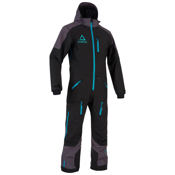 AMOQ Void V2 W's Monosuit Black/Dk Grey/Turquoise XS, 1, nordicamoto.ro