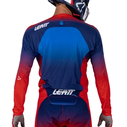 Leatt Moto 5.5 Ultraweld V26 póló, kék/piros, M, 20, nordicamoto.ro
