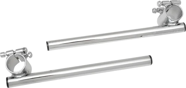 7-8 Steel Clip-on Handlebar Silver, 1, nordicamoto.ro