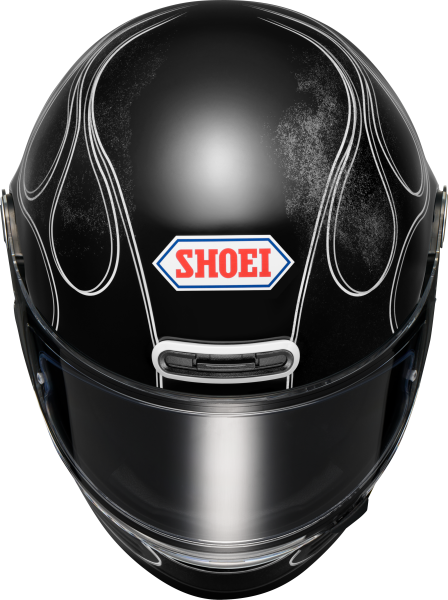 SHOEI GLAMSTER06 BLAST TC-5 teljes arcú sisak, fekete/fehér, M-es méret, 4, nordicamoto.ro