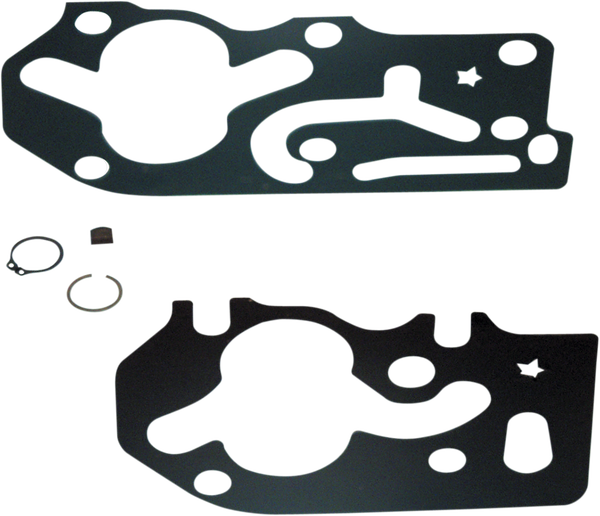 Replacement High Volume/high Pressure Polished Billet Oil Pump Gasket Kit, 1, nordicamoto.ro