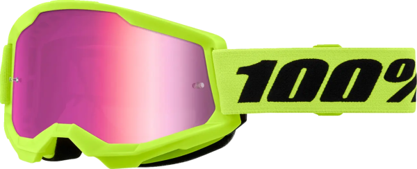 100% Strata 2 sárga/zöld napszemüveg, EGY MÉRET, 1, nordicamoto.ro