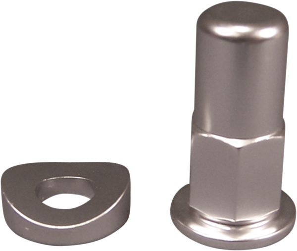 Rim Lock Tower Nut/spacer Set Silver, Anodized, 2, nordicamoto.ro