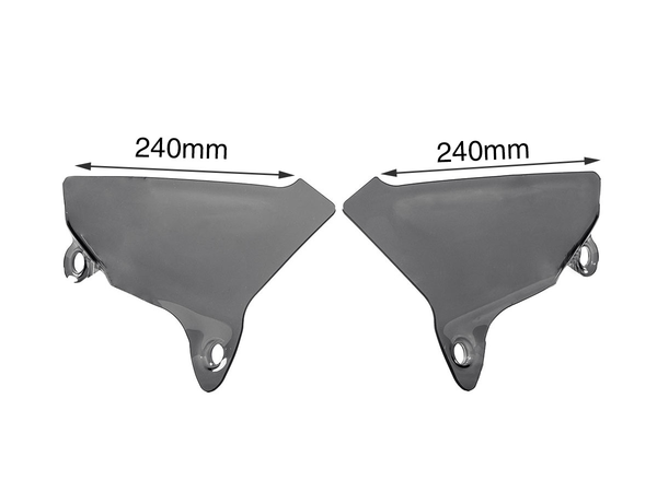 Pair Side Deflector Clear, 2, nordicamoto.ro
