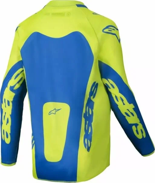 Tricou Copii Alpinestars Racer Veil Blue/Yellow L, 2, nordicamoto.ro