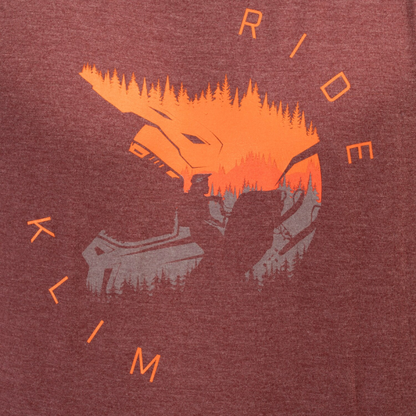 Tricou Klim Ride Tri-blend Heathered Charcoal - Monument, 6, nordicamoto.ro