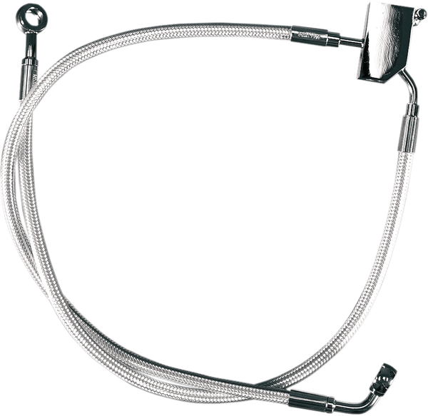 Braided Dot Rear Brake Line Kit Chrome, Sterling Chromite® Ii, 1, nordicamoto.ro