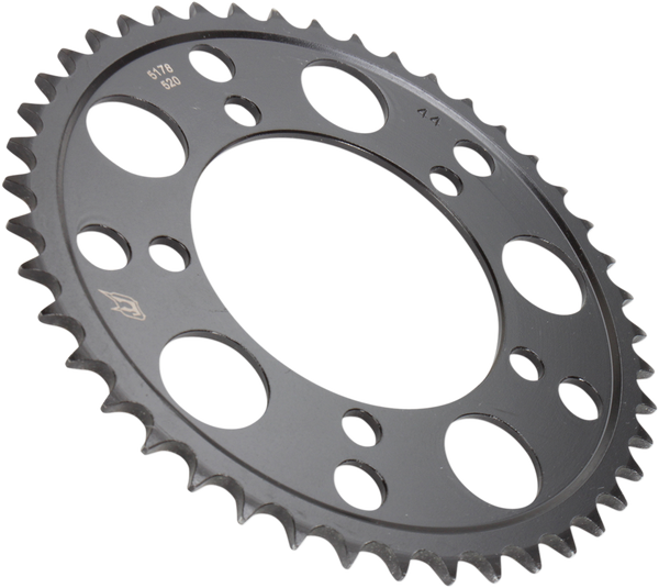 Lightweight Steel Sprocket Black, Zinc, 1, nordicamoto.ro