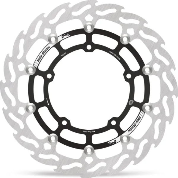 Flame sorozat – lebegő rotor: fekete, ezüst, rozsdamentes acél, 1, nordicamoto.ro