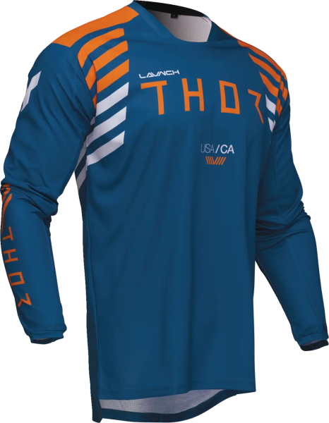 Tricou Enduro Thor Launchmode Zone Blue S, 5, nordicamoto.ro