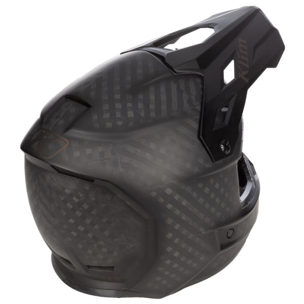 Klim F3 Carbon ECE Unruly fekete–fehér motoros sisak, 95, nordicamoto.ro