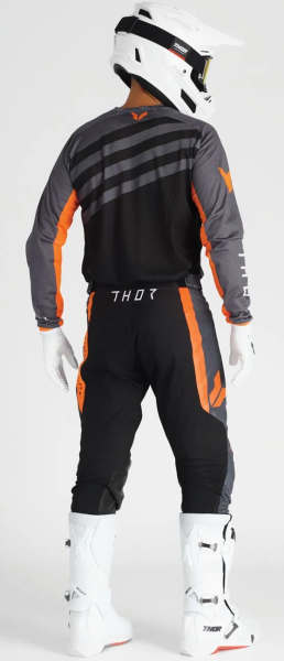 Tricou THOR Launchmode Vented Raid Black/Gray XL, 4, nordicamoto.ro