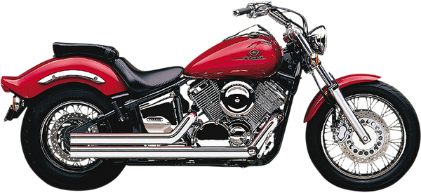 Speedster Short Exhaust System Chrome, 1, nordicamoto.ro