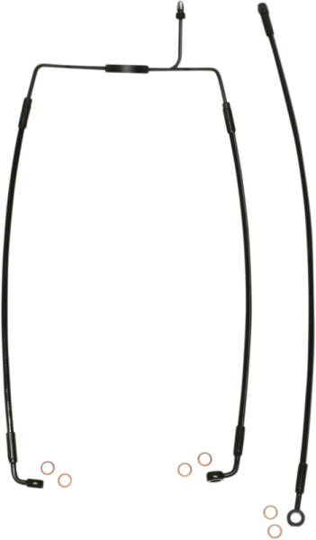 Xr Stainless Extreme Response Front Dot Brakeline Kit Black Oversize [+203 mm (8'')], 1, nordicamoto.ro