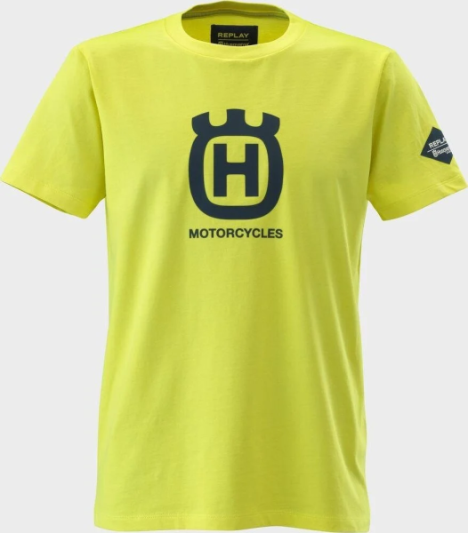 Husqvarna Replay Yellow S póló, 1, nordicamoto.ro