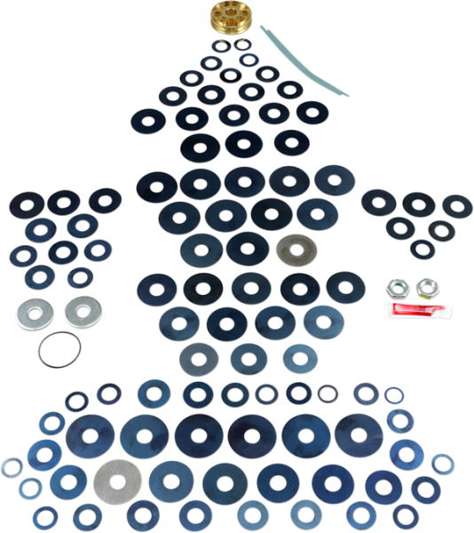 Gold Valve Shock Kit Gold, 1, nordicamoto.ro