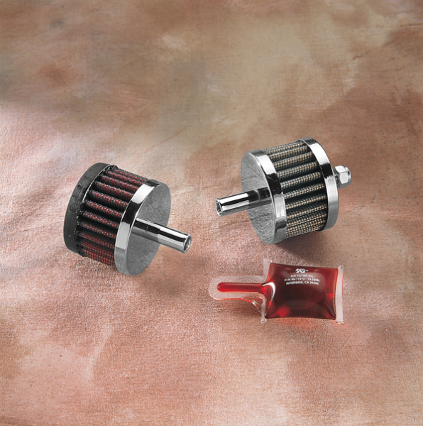 Steel Base Crankcase Vents Chrome, 1, nordicamoto.ro