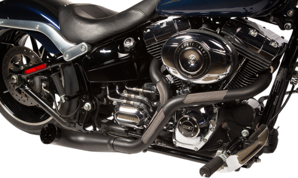 Full Exhaust System Powder-coated|black Aluminum|steel, 1, nordicamoto.ro