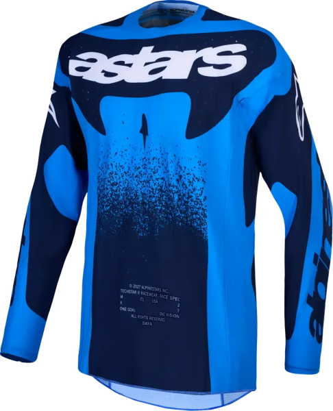 Alpinestars Techstar Swan UCLA póló, kék, XXL, 1, nordicamoto.ro