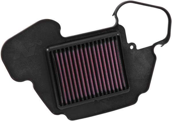 High-flow Air Filter Black, Red, 1, nordicamoto.ro