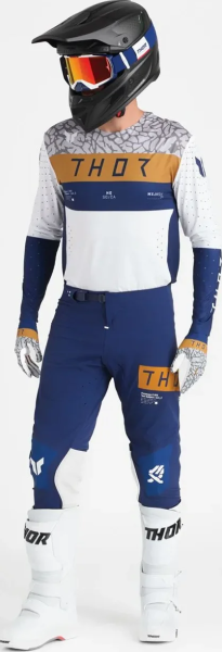 Manusi THOR Sportmode Bravo White/Gray/Blue S, 7, nordicamoto.ro