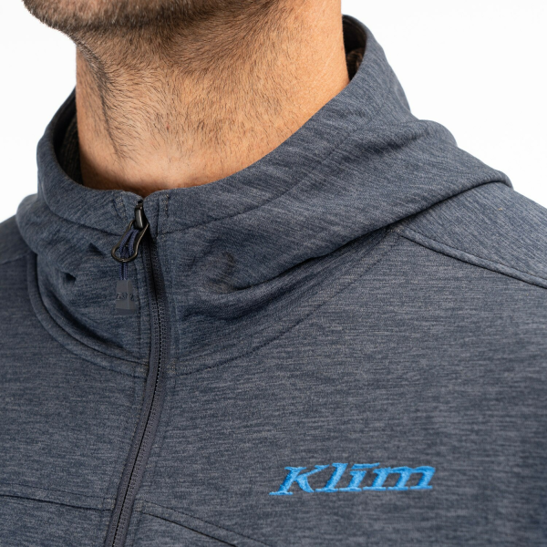Hanorac Snowmobil Klim Echo Wool Fleece Mid Layer Black, 9, nordicamoto.ro