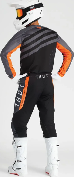 Tricou THOR Launchmode Vented Raid Black/Gray XL, 5, nordicamoto.ro