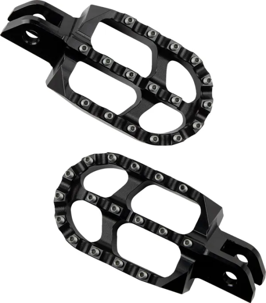 MOOSE RACING Footpegs Black  Wide, 1, nordicamoto.ro