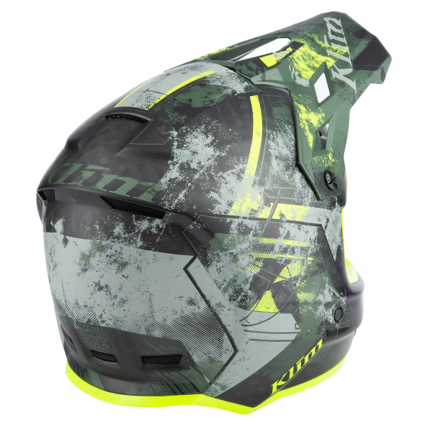 Klim F3 Carbon ECE Unruly fekete–fehér motoros sisak, 61, nordicamoto.ro