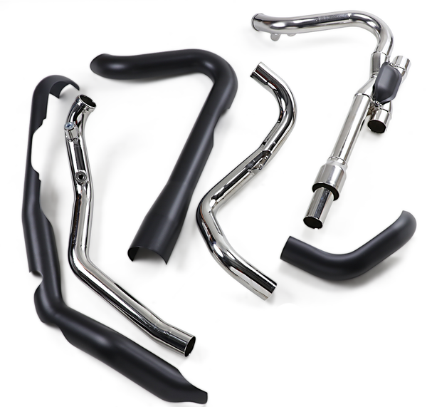Dual Bung Pro Chamber Headpipes Black, 2, nordicamoto.ro