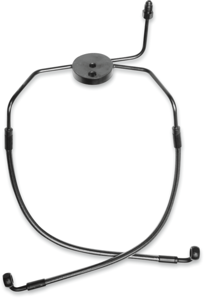 Designer Series Dot Front Lower Brake Line Kit Black, Black Pearl, 1, nordicamoto.ro
