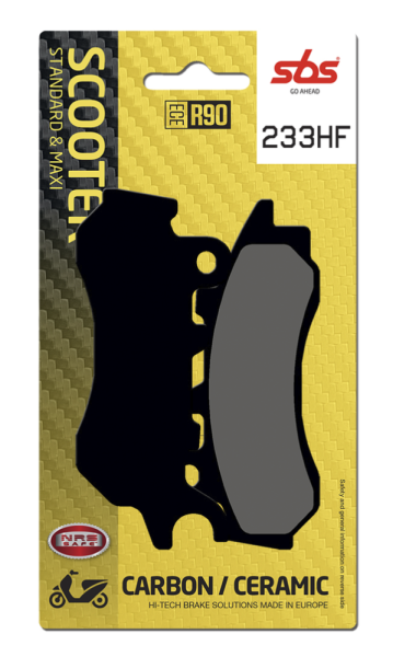 Hf Street Ceramic Organic Brake Pads, 2, nordicamoto.ro