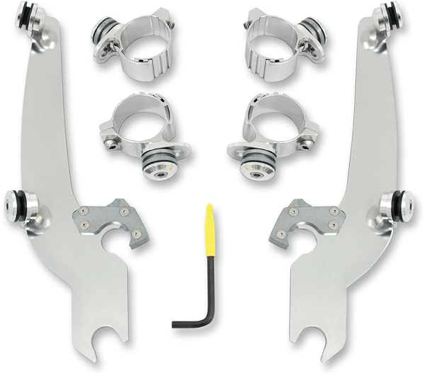 No-tool Trigger-lock Mount Kit For Sportshield Silver, 1, nordicamoto.ro
