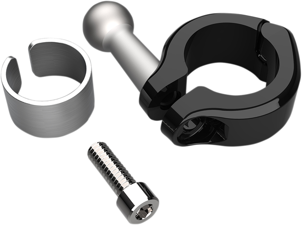 Aluminum Clamp Kit Black, 1, nordicamoto.ro