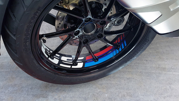 Rim Decal Black, Blue, Red, 2, nordicamoto.ro