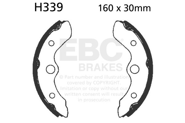 Brake Shoe, 2, nordicamoto.ro