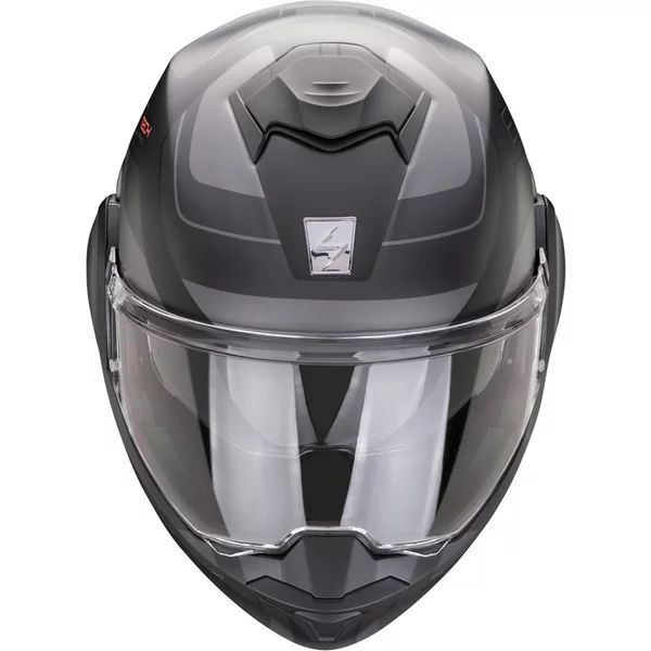 SCORPION EXO-TECH EVO PRO COMMUTA S moduláris, hátrafelé nyitható sisak, matt fekete/ezüst, 3, nordicamoto.ro