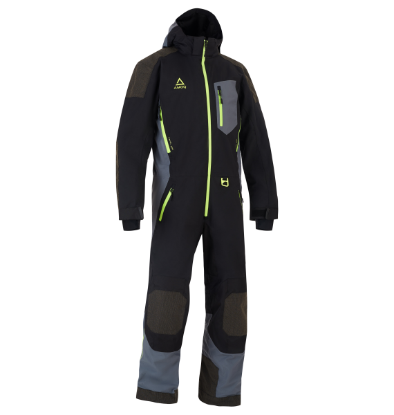 AMOQ Eclipse Monosuit Black/Gray/HiVis XS XS, 1, nordicamoto.ro