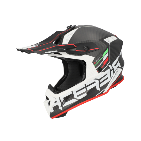 Casca Acerbis Steel Carbon 22-06 Fekete/Piros XL, 1, nordicamoto.ro