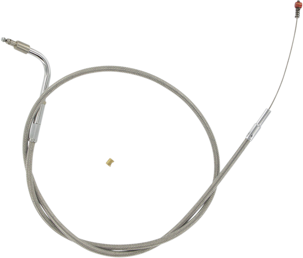 Stainless Steel Throttle/idle Cable Silver +76 mm (3''), 1, nordicamoto.ro