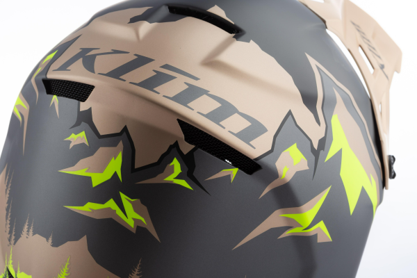 Klim F3 Carbon ECE Unruly fekete–fehér motoros sisak, 16, nordicamoto.ro