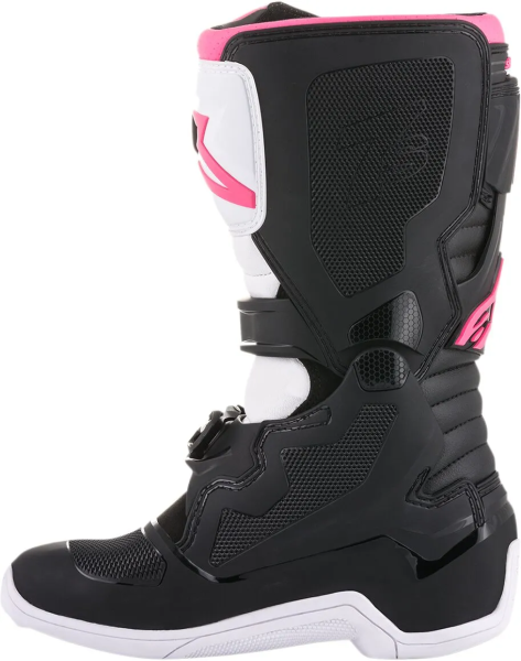 Alpinestar Stella Tech 3 női csizma, fekete-fehér-rózsaszín, 38,5-es méret, 3, nordicamoto.ro