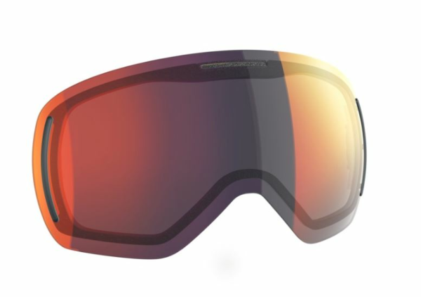 Scott Repl Lens LCG Evo w/ Case solar red chrome, 1, nordicamoto.ro