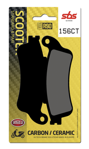 Ct Scooter Carbon Tech Organic Brake Pads, 1, nordicamoto.ro