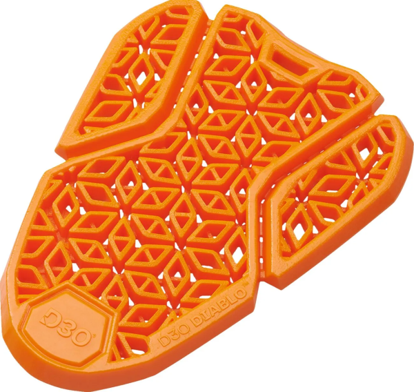 ICON D3o Diablo Level 2 Hip Guards Orange, 1, nordicamoto.ro