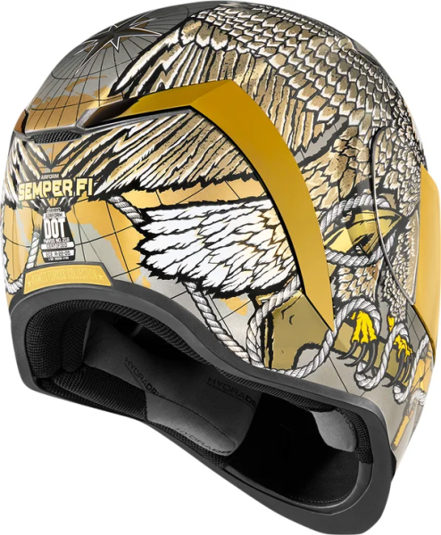 Casca Icon Airform™ Semper FI Black/Gold/White 2XL, 9, nordicamoto.ro