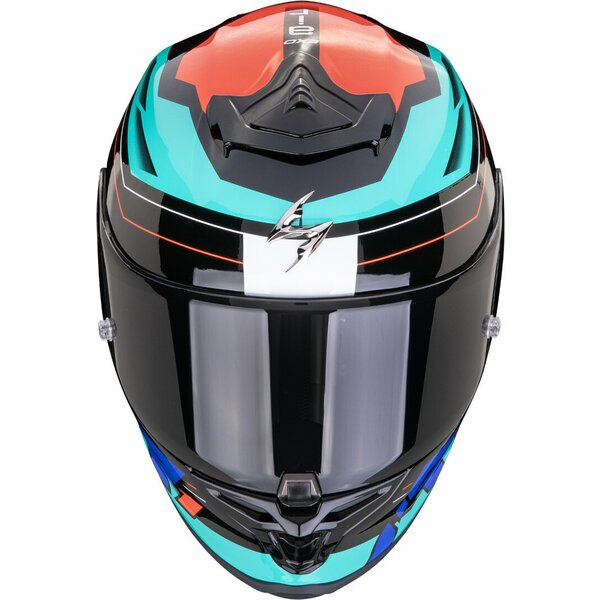 Casca integrala sport SCORPION EXO-R1 EVO AIR BLAZE Negru/Albastru/Rosu S, 4, nordicamoto.ro