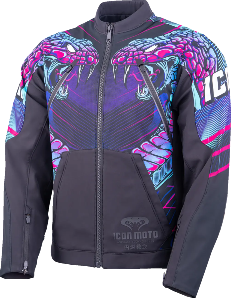 Merc3 Synthwave kabát, fekete, S-es méret, 1, nordicamoto.ro