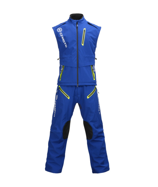 CFMOTO RALLY textil motoros ruhakészlet – kabát + nadrág, kék / sárga, 5, nordicamoto.ro