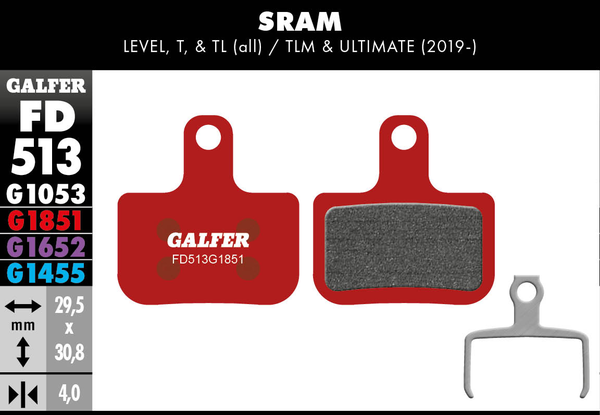 G1851 Advanced Brake Pads, 1, nordicamoto.ro